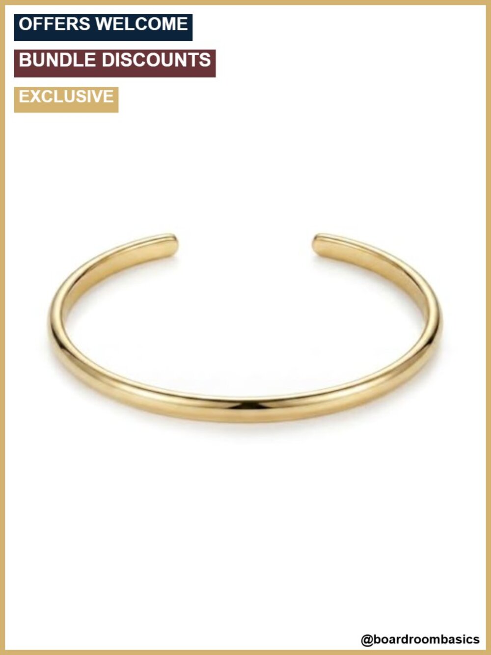 14K Gold Plated Cuff Bangle Bracelet Adjustable Stackable Gift for Her